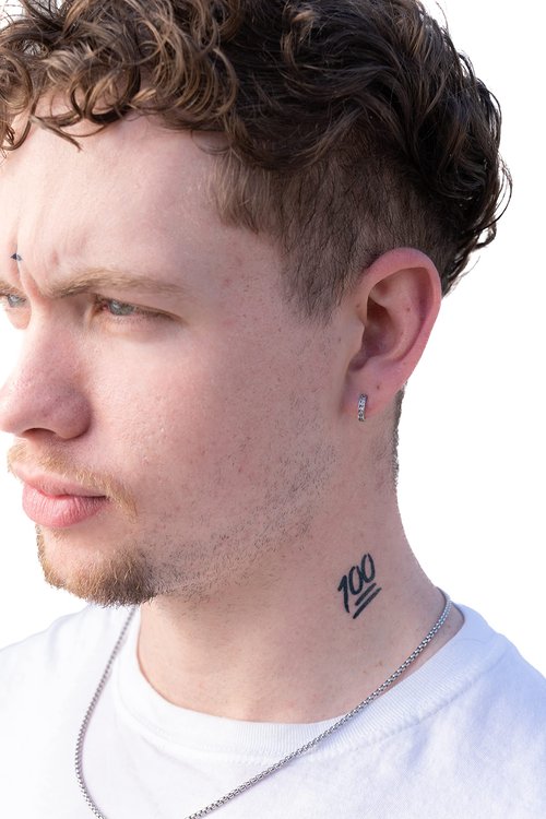 Thug Ink Temporary Tattoos – Volume I – 10-Piece Set | Teardrop, Praying Hands, Cross & More | Water-Transfer Fake Tattoos for Face & Body – Classic OG Thug Life Collection