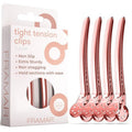 Framar Rose Gold Metal Hair Clips For Styling - Professional Hair Styling Clips, Hair Sectioning Clips, Salon Hair Clips Metal, Hairclips, Hair Salon Supplies – Extra Strong Hold – 4 Pack