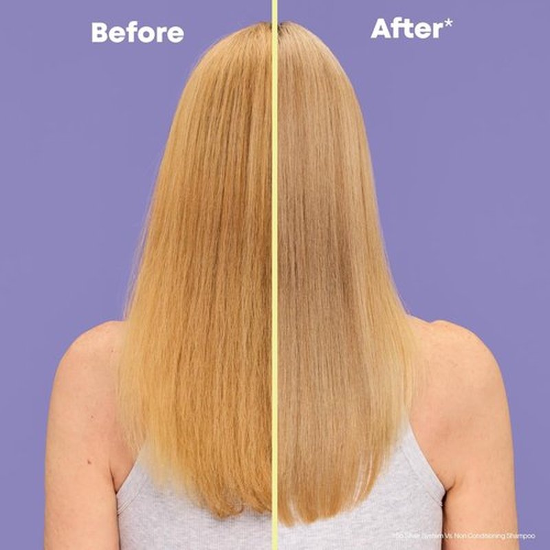 Matrix So Silver Purple Shampoo - Brightens & Tones Color-Treated Hair | Vegan Formula for Blonde & Grey