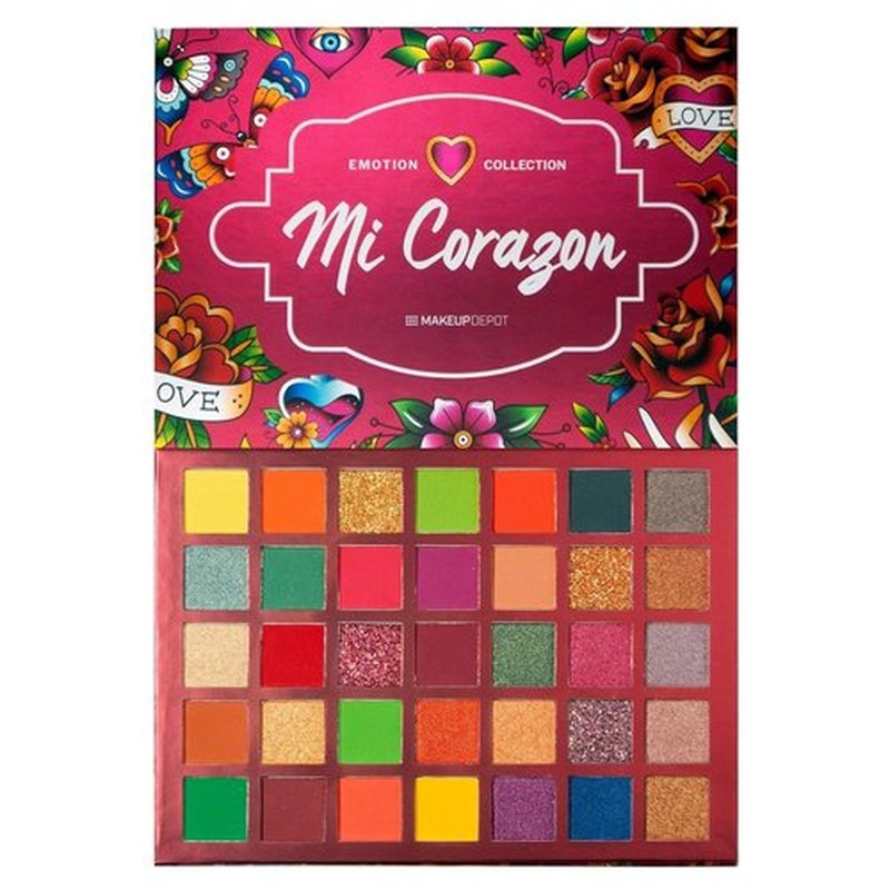 Emotion Collection Mi Corazon Eyeshadow Palette - Vibrant Shades for Stunning Looks