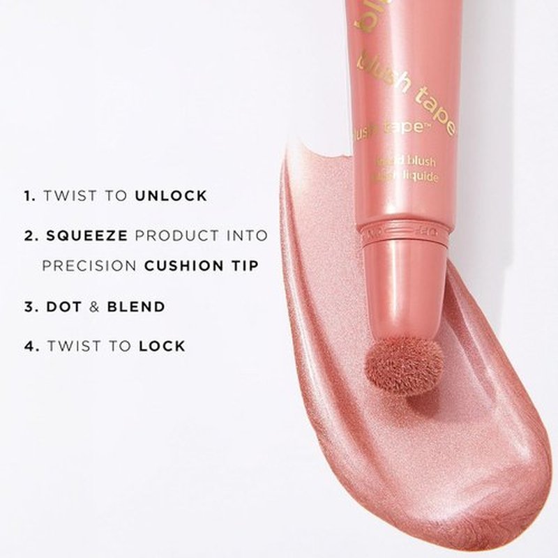 Tarte Glowing Cheeks Blush Tape & Glow Tape Duo - Buildable Cream Blush & Illuminating Highlighter, Vegan & Cruelty-Free
