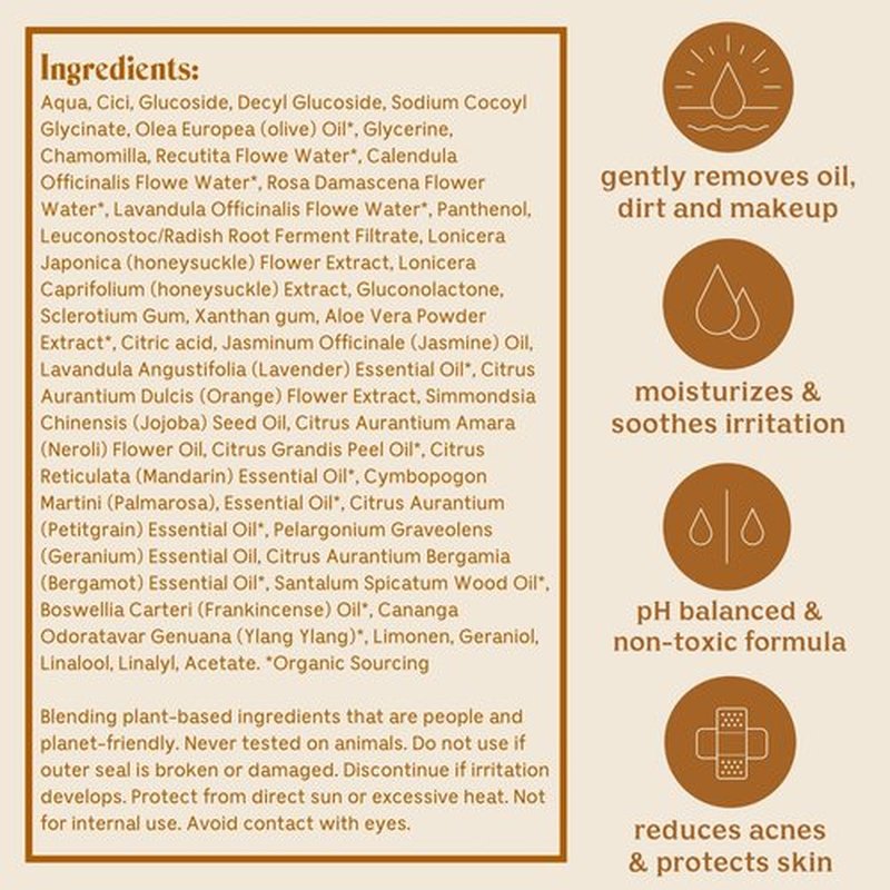 Solluna by Kimberly Snyder Hydrating Anti-Aging Facial Cleanser — Soothing pH Balanced Gentle Face Wash — Moisturizing Natural Oils & Plant Botanicals (4oz) Cruelty-Free, Non-Toxic, Vegan & Non-GMO