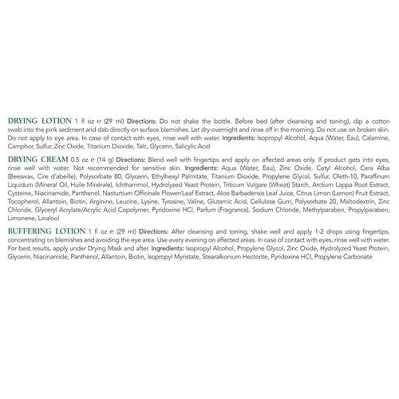 Mario Badescu Acne Control Skin Care Kit - Facial Set for All Breakouts | Ideal for Oily or Combination Skin