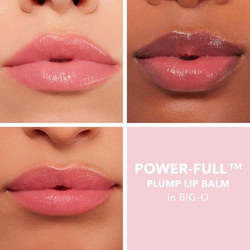 BUXOM Power-Full Plumping Lip Balm - Tinted Hydrating Lip Moisturizer with Peptides | Cruelty-Free