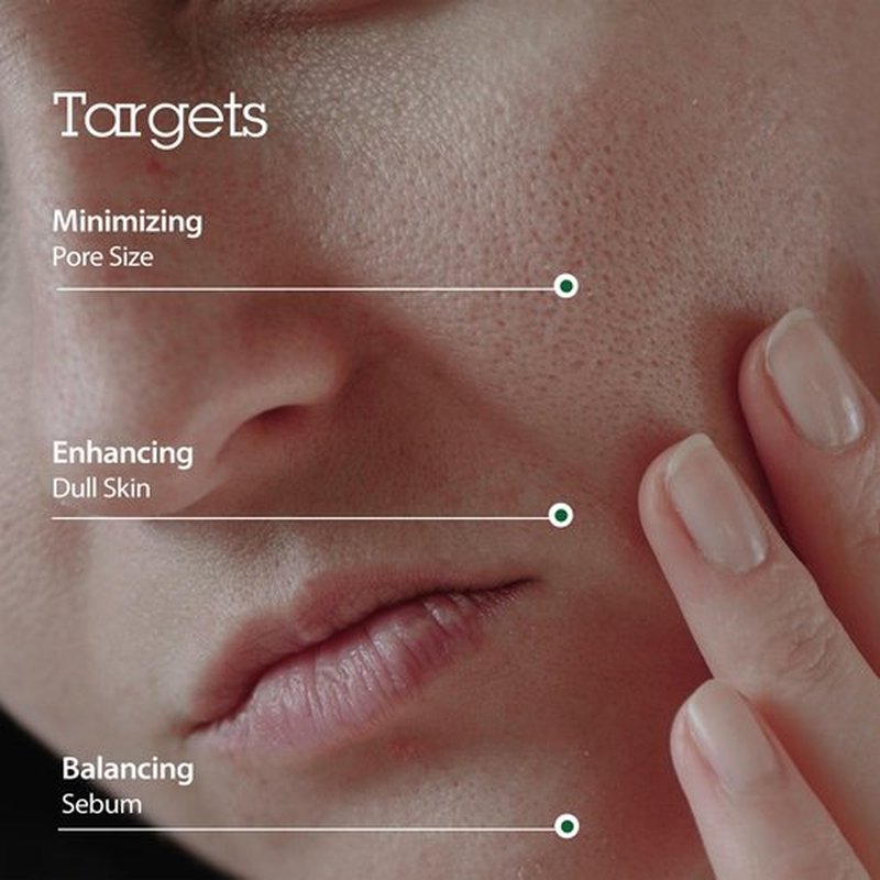 BLITHE Targeted Pore Serum with 22% Niacinamide for Oil Control, Pore Minimizer for Face, Korean Skin Care,1 fl oz