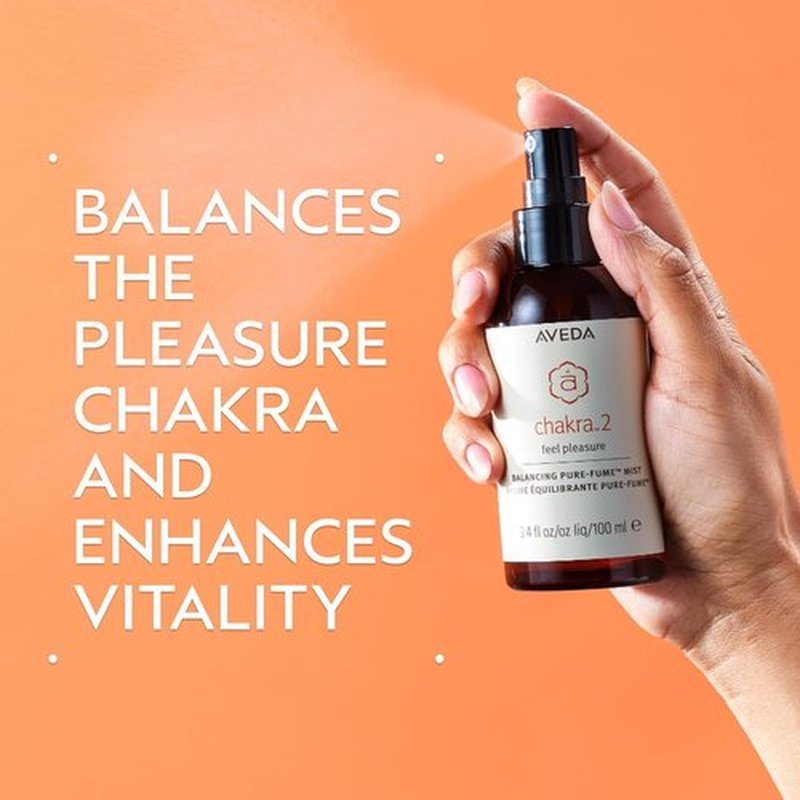 Aveda Chakra 2 Balancing Pure-Fume Mist - Body & Room Spray for Pleasure Chakra | 3.4 Fl Oz