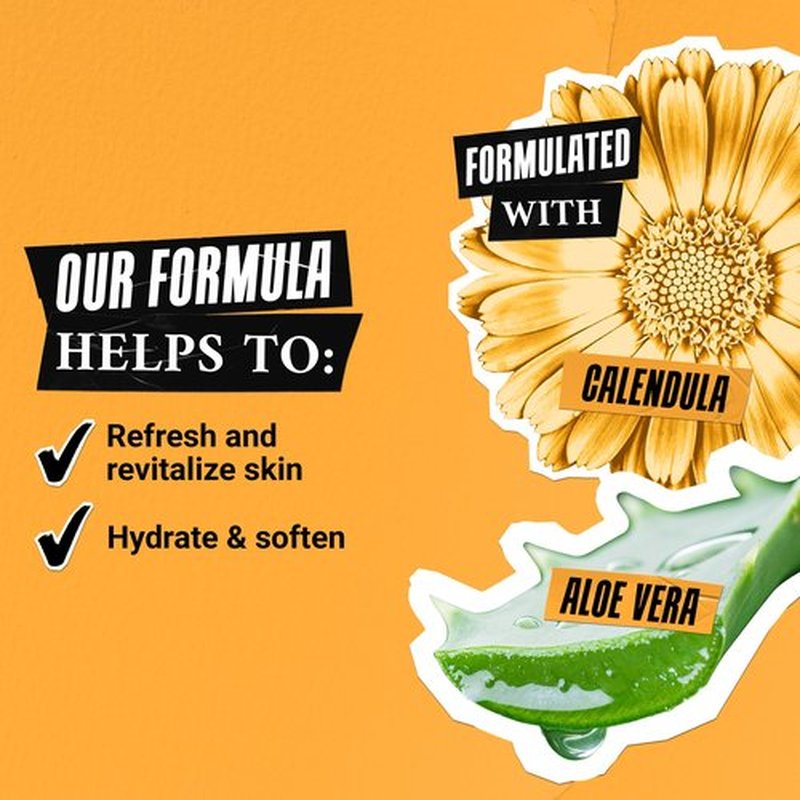Kiehl's Calendula Petal Infused Calming Mask, Hydrating & Soothing Gel Face Mask for All Skin Types, Refreshes Dry Skin, with Calendula & Aloe Vera, Paraben-free, Fragrance-free - 0.95 fl oz
