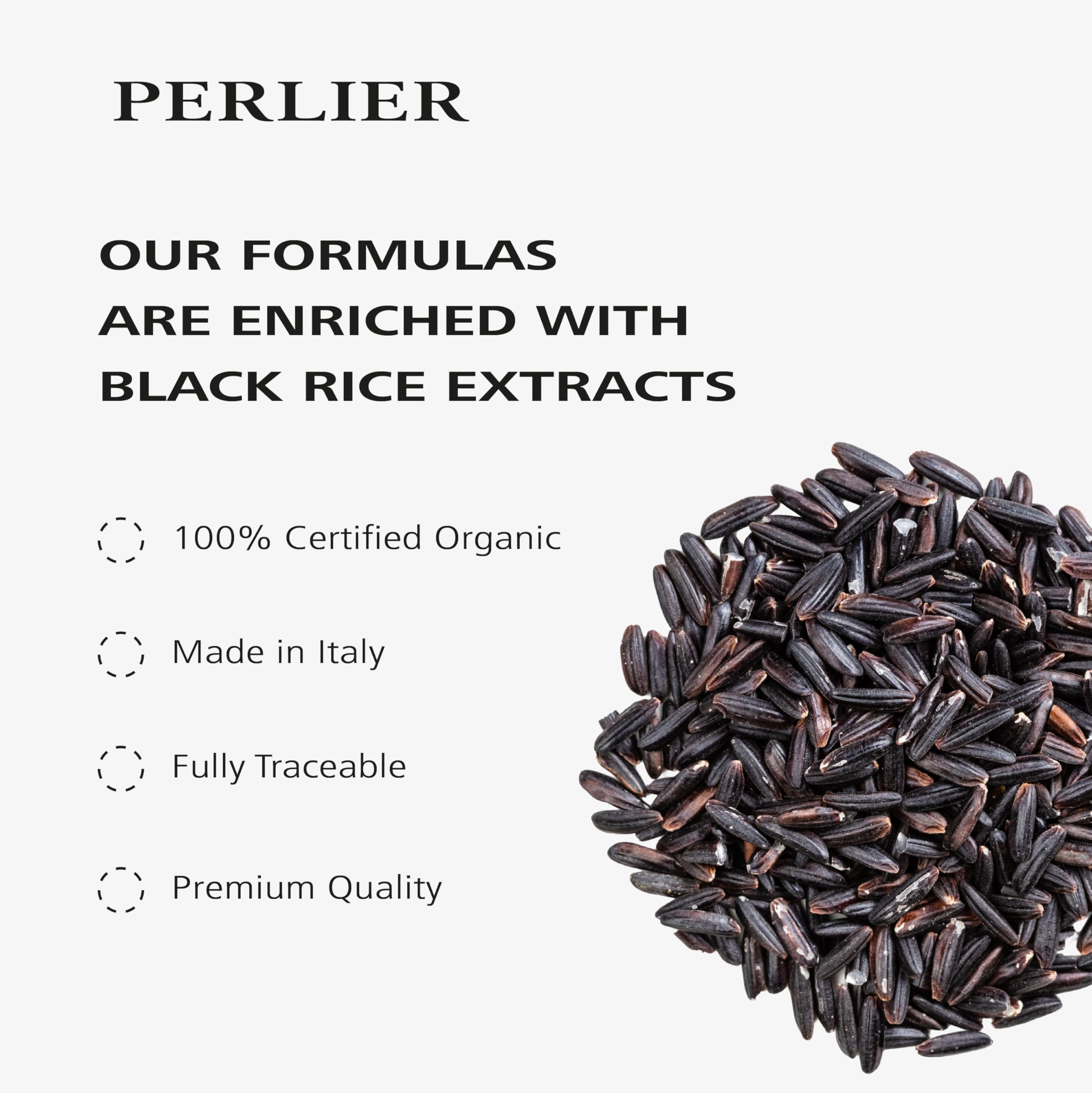 Perlier Platinum Black Rice Rejuvenating & Renewing Overnight Cream, 1.6 fl. oz.