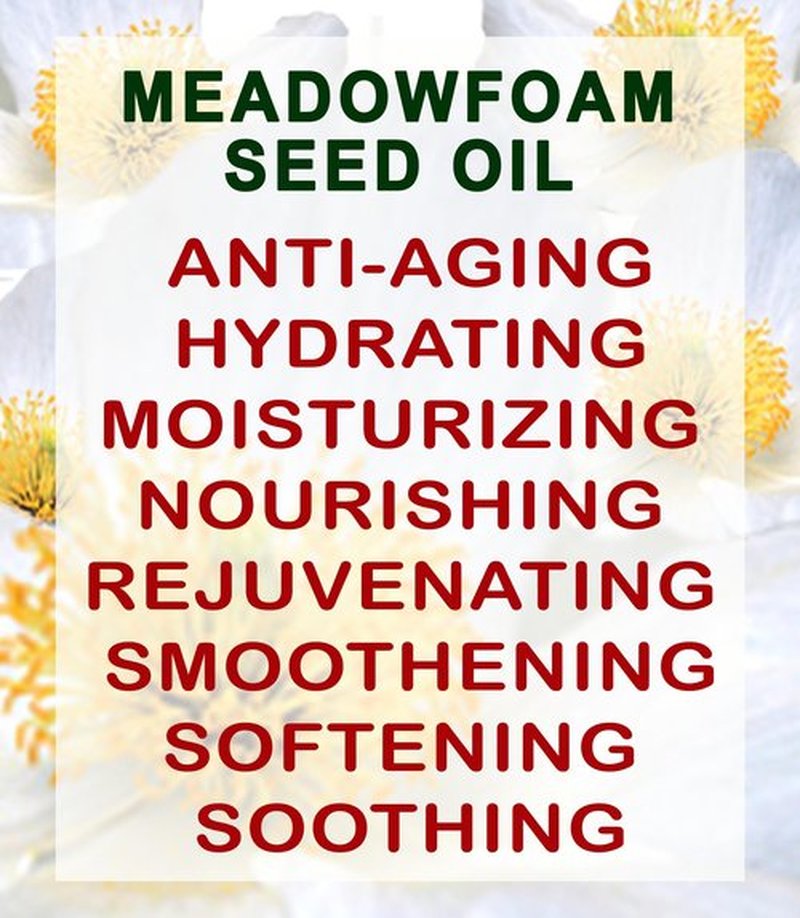 Botanical Beauty MEADOWFOAM SEED OIL 100% Pure Natural Refined Undiluted for Face, Body, Hair, Nails 1 Fl.oz.- 30 ml