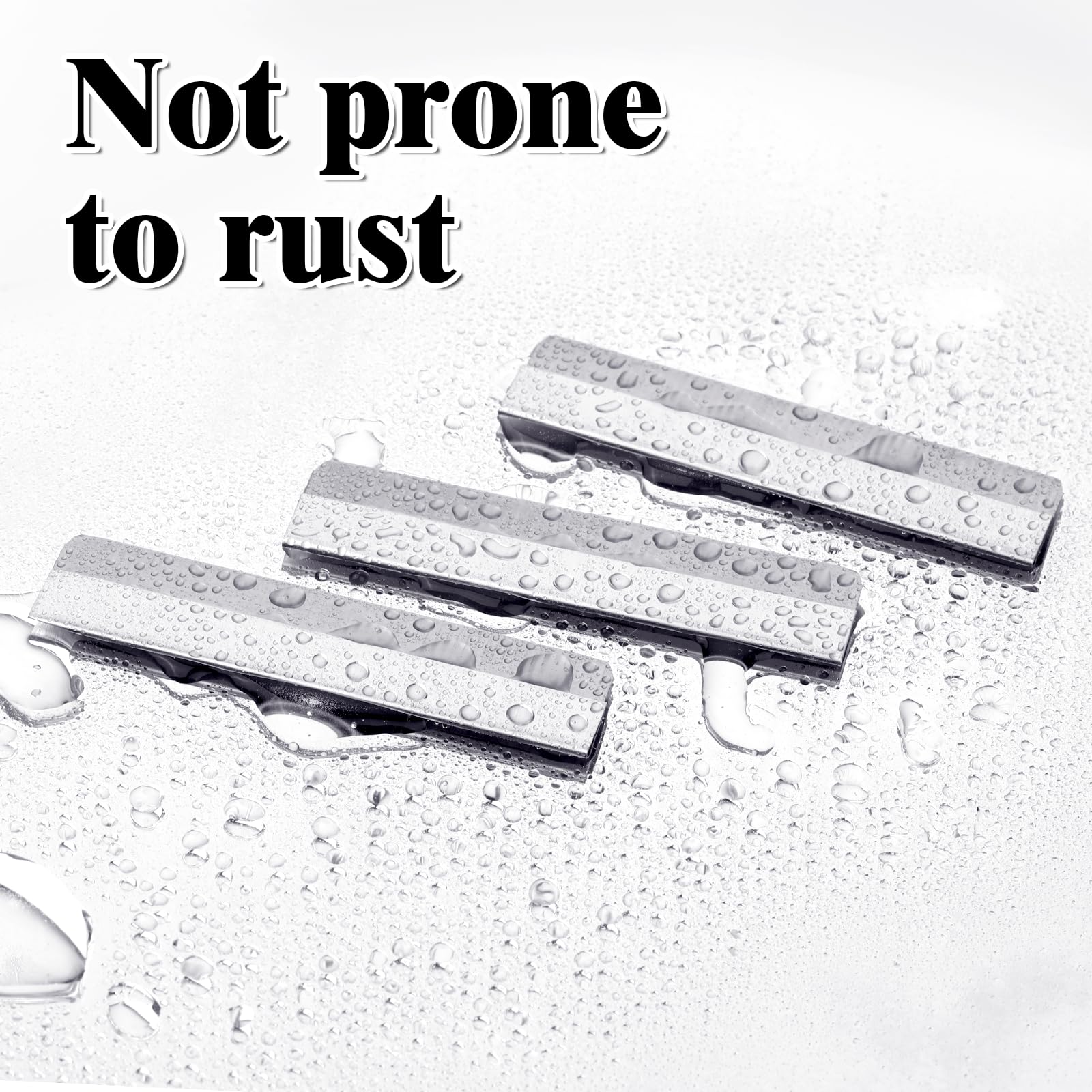 Straight Razor Blades, 40 Pcs Stainless Steel Brow Razor Single Edge Disposable Safety Eyebrow Trimmer Facial Hair Removers Shaving Tools Blade Refills for Men and Women