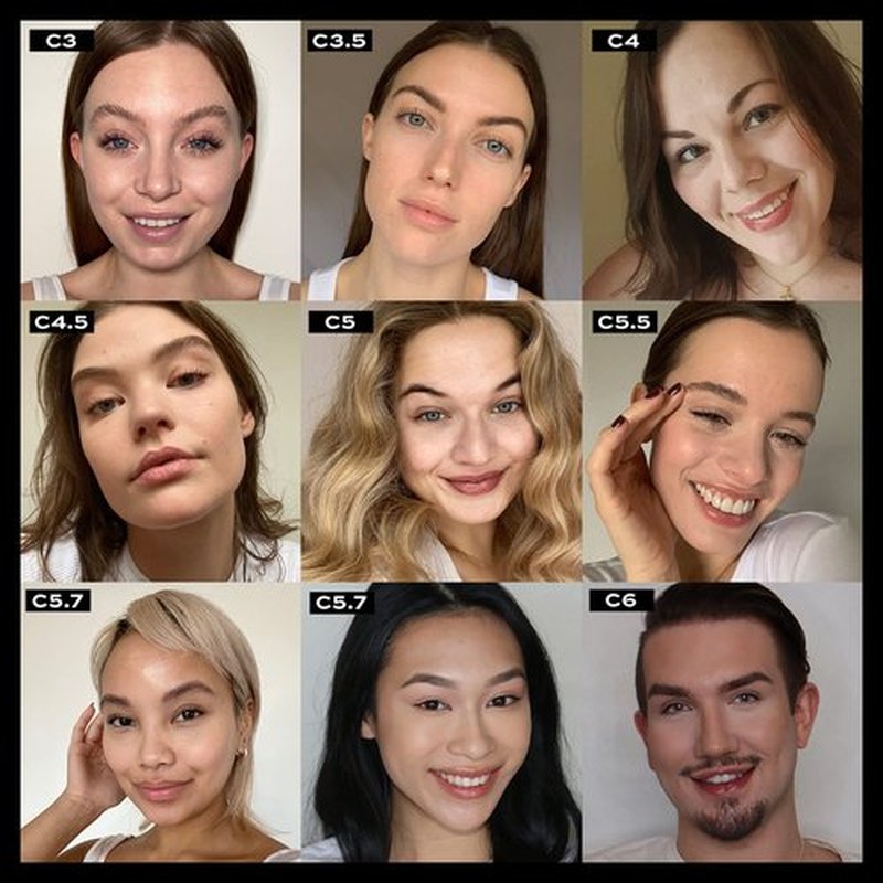 Revolution, Conceal & Define Concealer, Full Coverage & Lightweight, Long-Lasting Matte Finish, Vegan & Cruelty Free, C6 Fair or Light Skin Tones, 0.14 oz (Pack of 2)