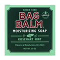 Bag Balm Moisturizing Soap, Rosemary Mint, Lanolin Enriched, Cleans & Moisturizes Dry Skin, 3.9 oz (Pack of 6)