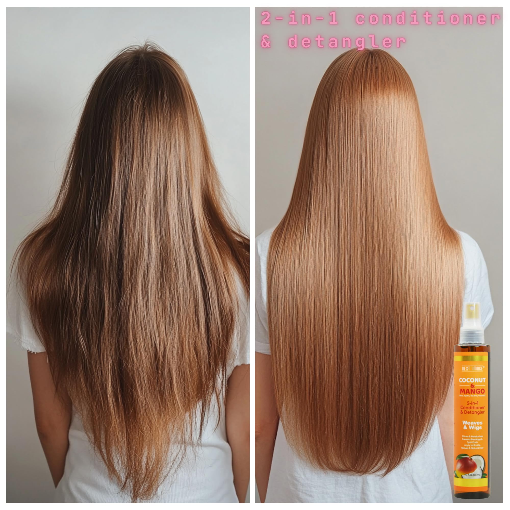 Next Image Coco-Mango 2-in-1 Conditioner & Detangler 8 oz