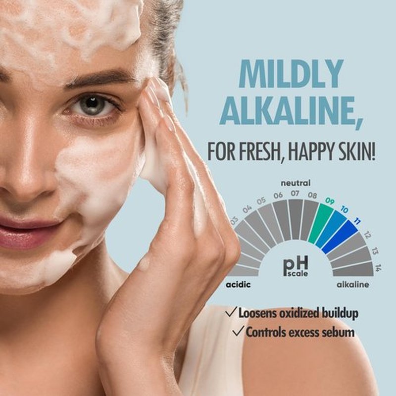DL SKIN Perfect Deep Gentle Face Wash Cleansing Foam w/ 6 Types of Hyaluronic Acid & Plant-Derived Surfactants | Moisturizing Foaming Facial Cleanser Face Wash for Deep Radiance Hydration (5.07 fl oz)