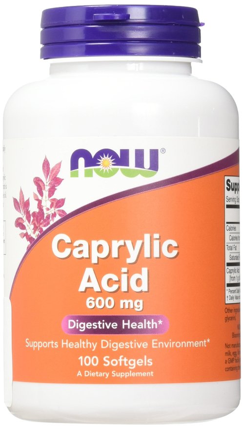 Now Foods, Caprylic Acid, 100 sgels (Pack of 2)