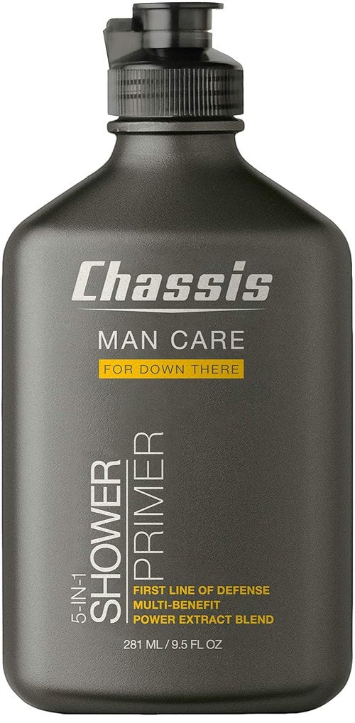 Chassis 5-in-1 Shower Primer - Men’s Anti-Chafing Gel & Deep-Cleansing Body Wash
