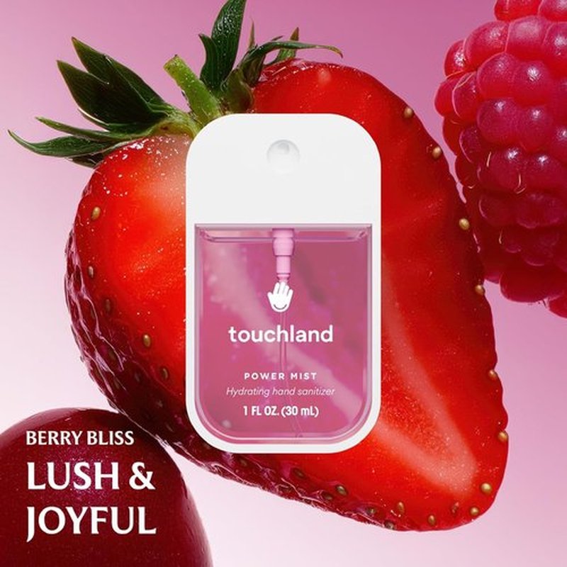 Touchland Hydrating Hand Sanitizer Spray - Dream 5 Set with 5 Travel Size Mists (4 x 1 FL OZ)