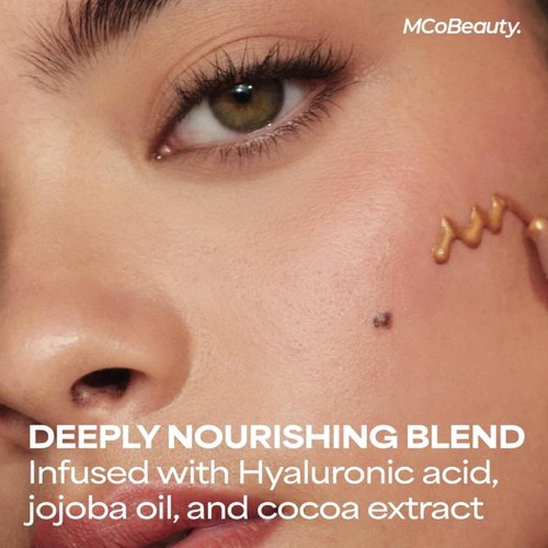 MCoBeauty Super Glow Bronzing Drops - Hydrating Liquid Bronzer in Sun Kissed Shade - Vegan Formula with Jojoba Oil & Hyaluronic Acid