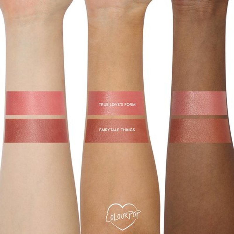 ColourPop x Shrek Lip and Cheek Tint - Multi-Use Dewy Balm with a Weightless, Long-Lasting Formula - Cream Blush Balm Infused with Shea Butter to Nourish Skin - Fairytale Things (0.17 oz)