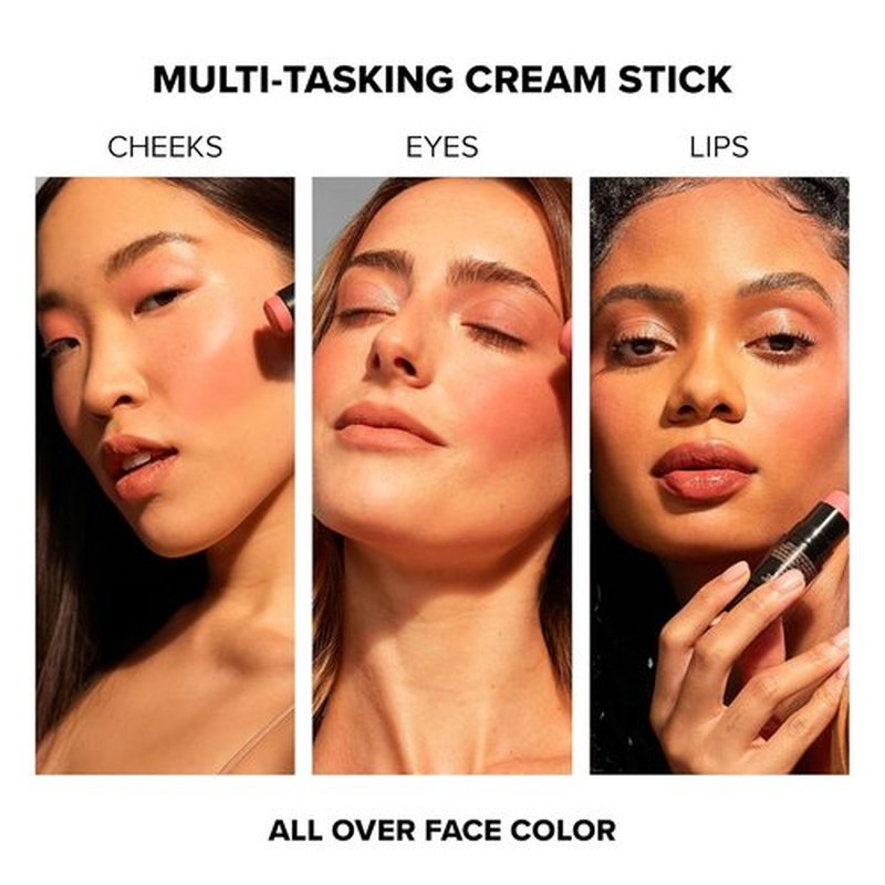 Nudestix Sunkissed Blush & Bronze Mini Kit - Vegan Matte Cream Makeup Sticks for Cheeks, Eyes & Lips | Travel-Friendly Limited Edition Set