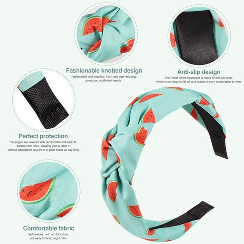 DiyJibb Headbands for Women Girls - 6PCS Stylish Top Knotted Headbands - Knotted Headband for Women - Head Bands Wide Hairband Hair Accessories