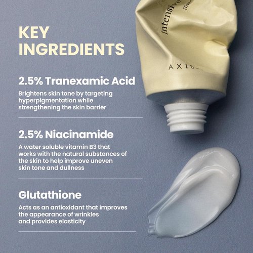 AXIS-Y TXA 2.5% Intensive Brightening Cream - Tranexamic Acid Moisturizer with Niacinamide & Glutathione for Dark Spots (1.69 fl. oz.)
