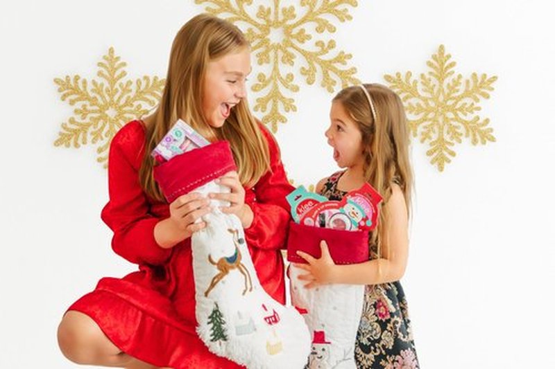 Klee Naturals Holiday Blush and Lip Shimmer Makeup Kit. Gentle and Non-Toxic. Perfect for Kids and Tweens. Made in USA. (Crystal Glow)