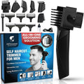 247 Groomed Self Haircut Trimmer - Auto Blending Hair Clippers with Adjustable Fade Guide (1-20mm)