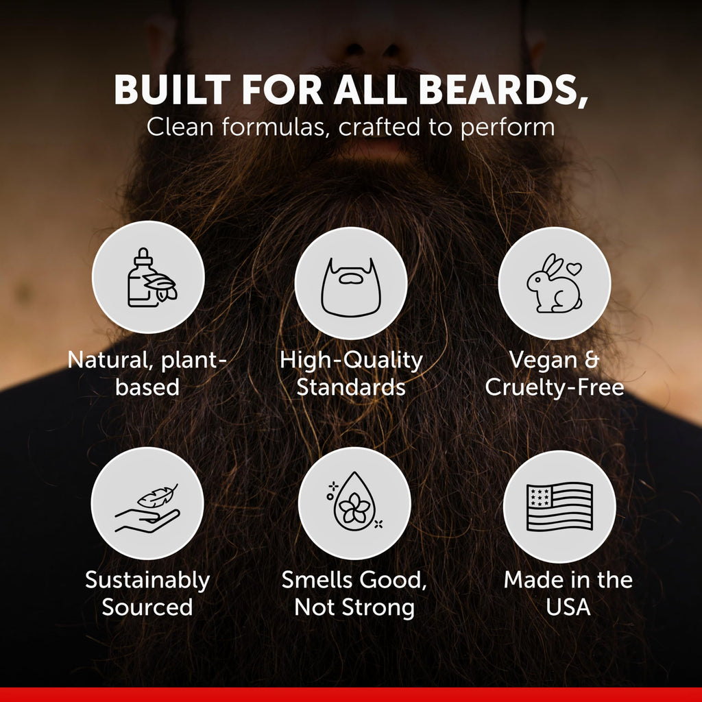 Detroit Grooming Co. Beard Butter for Men - Premium Leave-In Conditioner & Softener with Safflower Oil & Shea Butter - Hydrating Beard Moisturizer for Growth & Thickness - Iconic 313, 4oz