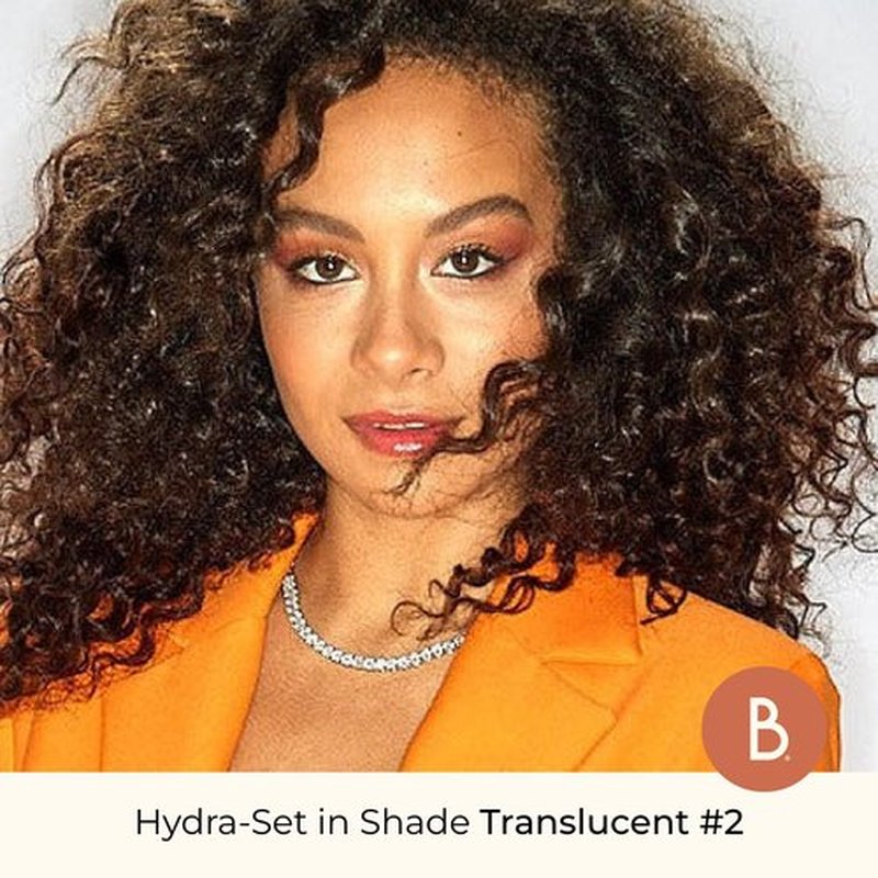 Beauty For Real Hydra-Set Translucent Finishing + Brightening Powder, Translucent 1 - Invisible, Weightless Finish - 16-Hour Wear & 24-Hour Shine Control - With Niacinamide & Vitamin E - Talc Free