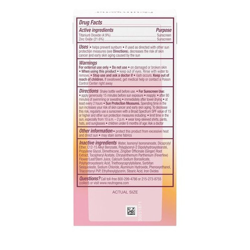 Neutrogena Purescreen+ Mineral Sunscreen - Invisible Daily Defense for Face, SPF 30, 1.4 fl. oz | Fragrance-Free & Water Resistant