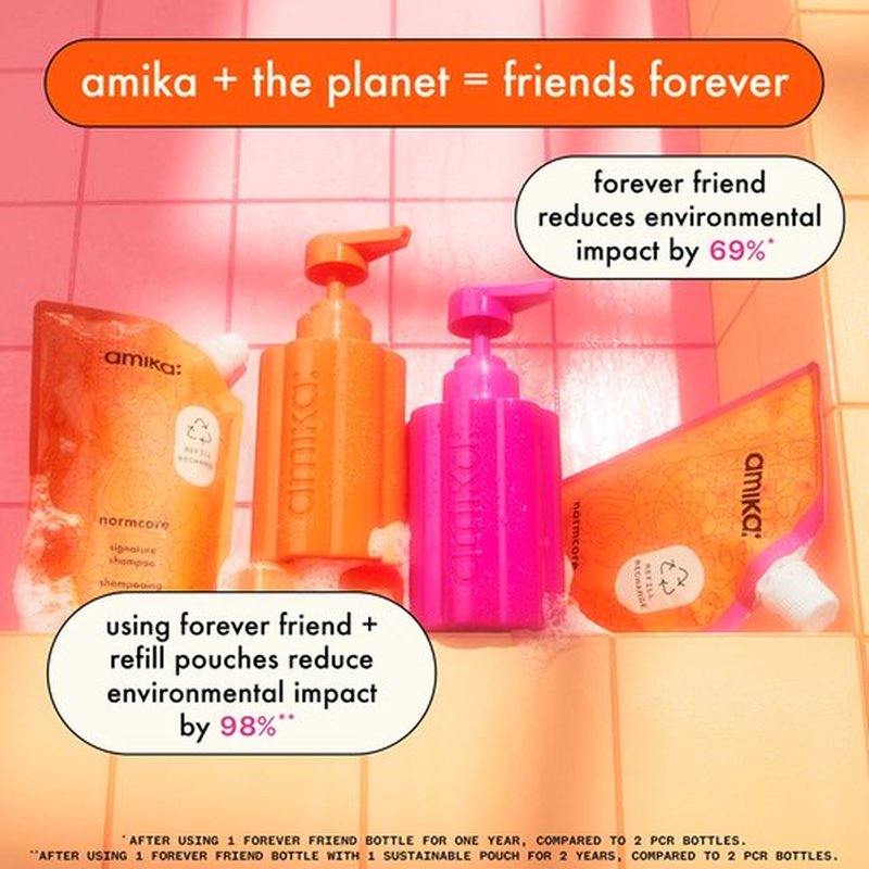 amika Forever Friend Refillable Conditioner Bottle