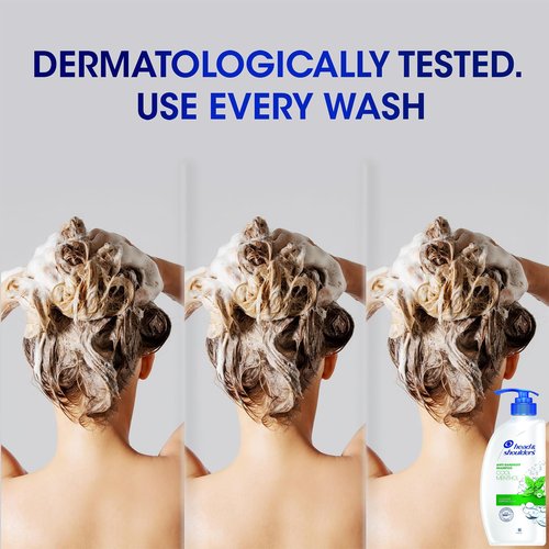 Head & Shoulders Anti Dandruff Shampoo, 2 Pack, Cool Menthol Scent Refreshes and Cleanses Scalp, Daily Use For all Hair Types, 22 oz Pump Bottles