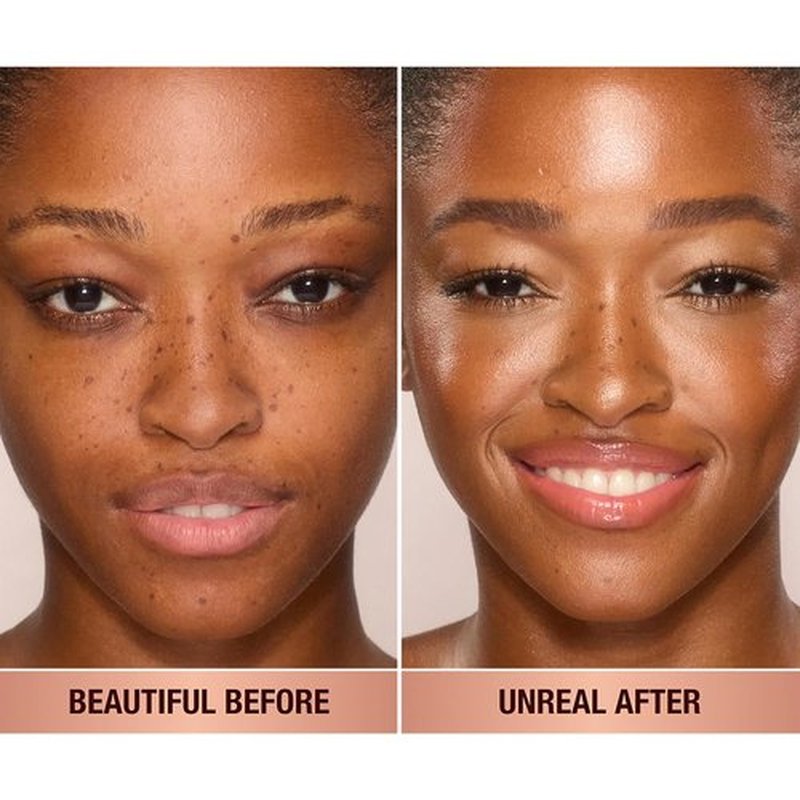 Charlotte Tilbury Unreal Skin Tint - Hydrating Cream Foundation Stick with Sheer-to-Light Coverage & Buildable Formula