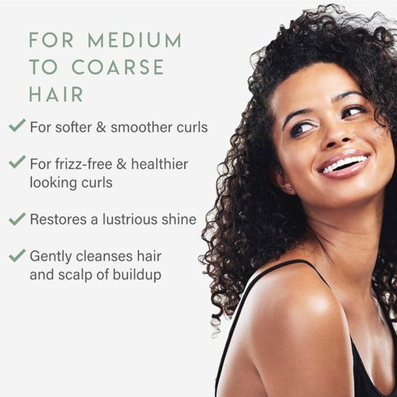 ALURAM Curl Shampoo - Lightweight Cleansing with Clarifying Coconut Water for Curly Hair