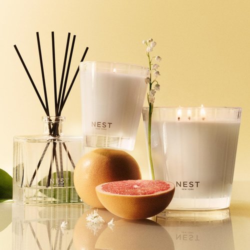 NEST New York Scented Classic Candle - Grapefruit Fragrance | 8.1 oz - Long-Lasting 60-Hour Burn Time
