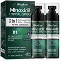 5% Minoxidil for Men and Women Hair Growth, Minoxidil Hair Growth Spray with Biotin & Rosemary to Fight Hair Loss, Extra Strength Hair Regrowth Treatments for Thicker Stronger Fuller Hair, 2 Bottles