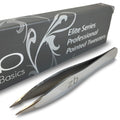 Zizzili Basics Elite Series Tweezers - Surgical Grade Stainless Steel - Precision Pointed Tweezer for Professionals