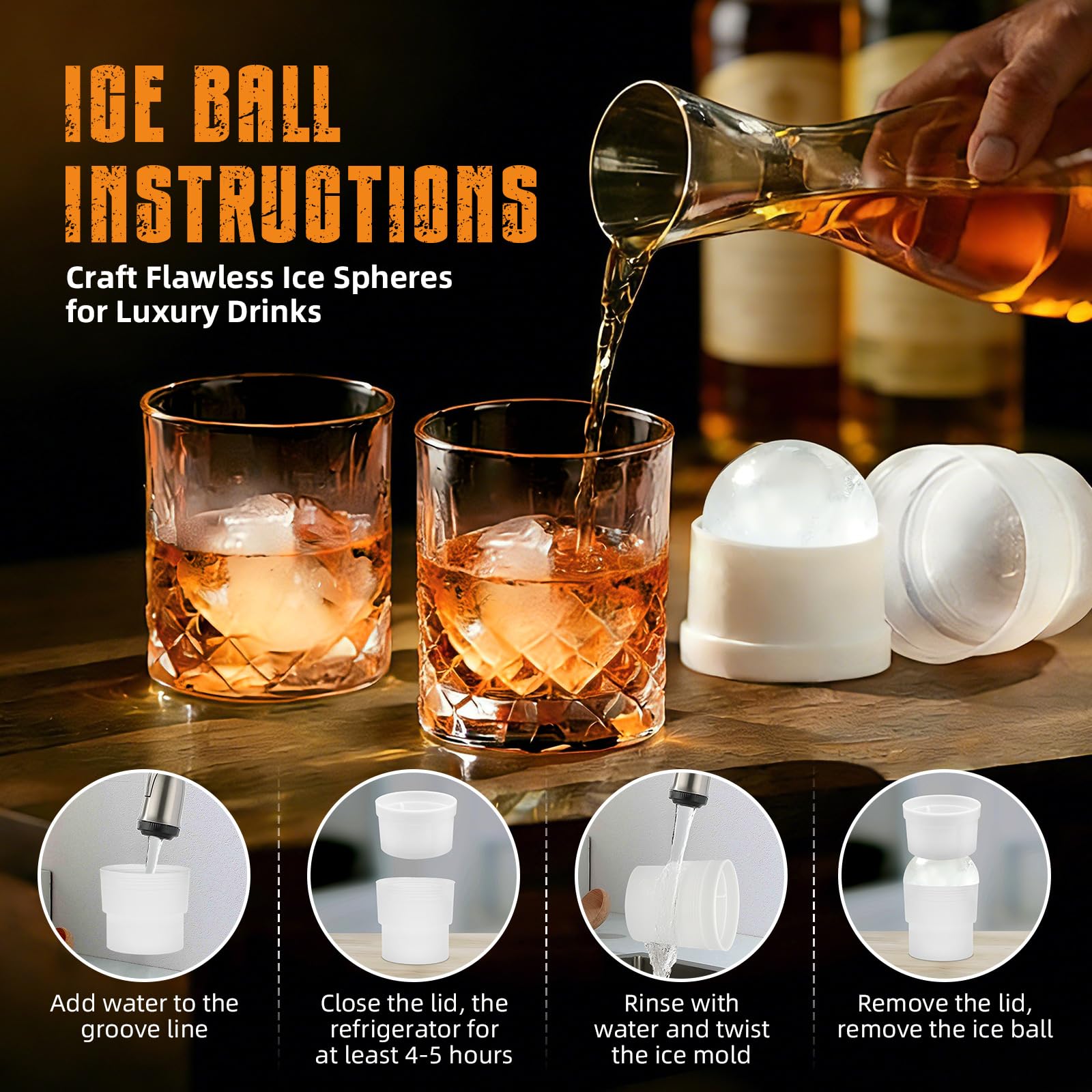 Birthday Gifts for Men Whiskey Smoker Kit Bourbon Cocktail with Torch-6 Flavors Wood Chips for Old Fashioned Drinks,House Warming,Unique for Men Him,Husband,Dad,Boyfriend(No Butane)
