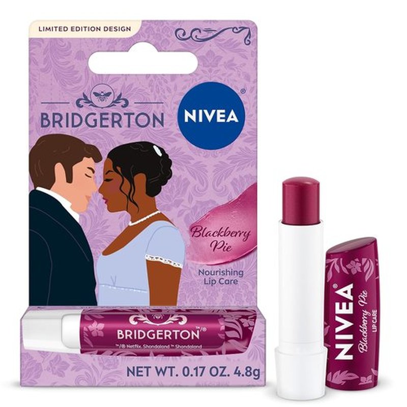 NIVEA Blackberry Pie Lip Balm - Nourishing Tinted Moisture & Repair | Limited Edition 0.17 Oz Stick