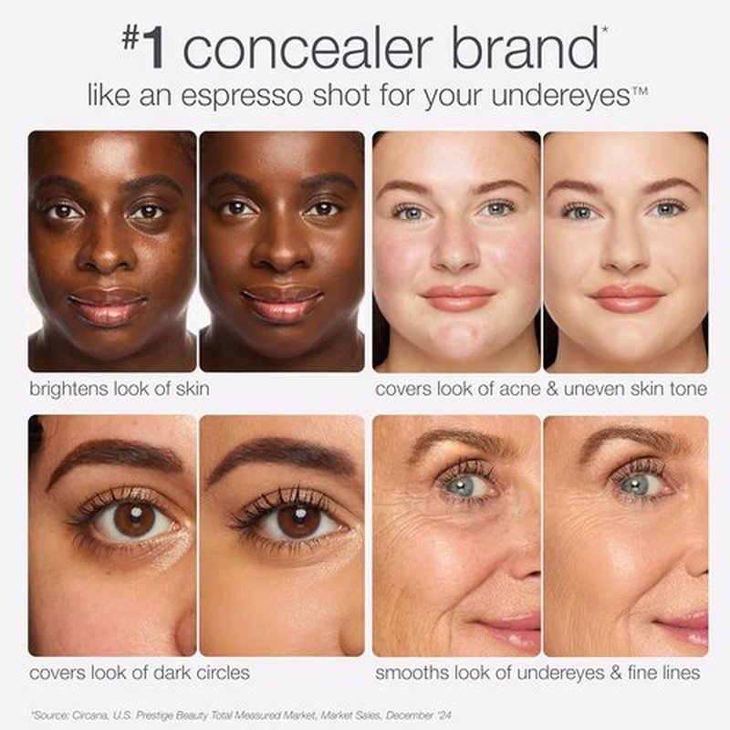 Tarte Shape Tape Creamy Concealer - Full Coverage Hydrating Makeup with Eye Cream | 24HR Matte Finish, Vegan