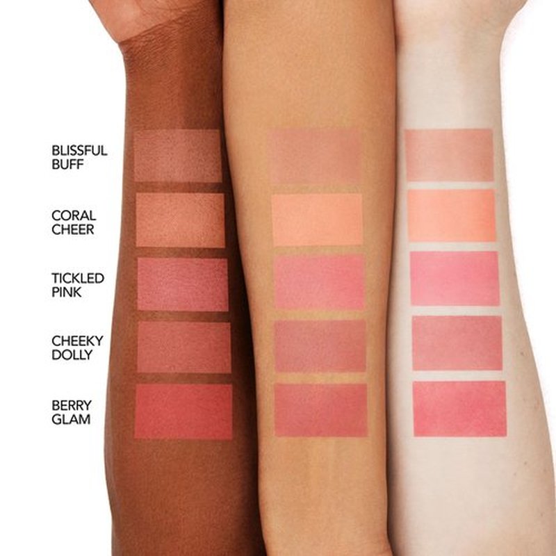 BUXOM Plump Shot Peptide Plumping Blush, Blissful Buff