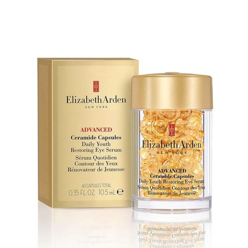 Elizabeth Arden Advanced Ceramide Eye Serum Capsules - Youth Restoring Daily Skin Care | 60 Count