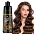 JUANCHI Dark Brown Hair Dye Shampoo 3 in 1, 150ML Hair Dye Shampoo for Women Men