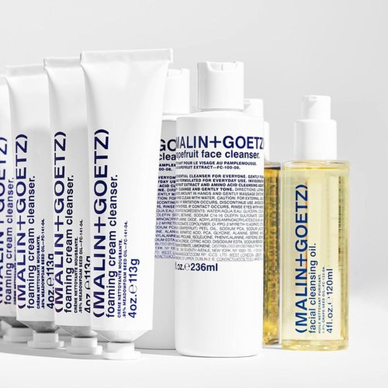 MALIN+GOETZ Foaming Cream Cleanser - Gentle Cream-to-Foam Face Wash with Jojoba Milk & Prebiotics | Vegan, 4 Fl Oz