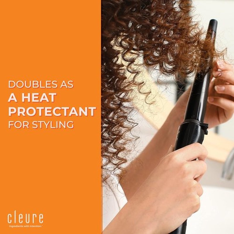 Cleure Leave-In Conditioner - Fragrance-Free Hypoallergenic Hair Detangler for All Hair Types (8 fl oz)