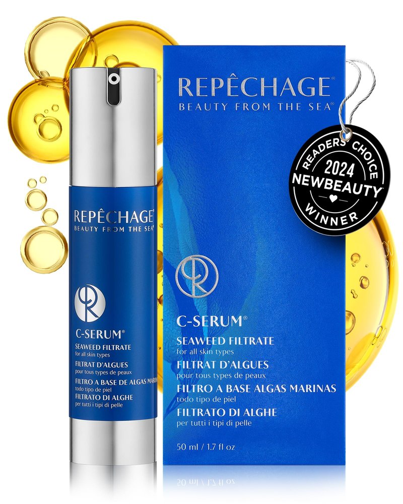 Repechage C Serum Seaweed Face Serum – Antioxidant & Vitamin-Rich Daily Hydration for All Skin Types – Lightweight, Silky, Fast-Absorbing Texture for Soft, Smooth, Supple Skin – 30 mL / 1 fl oz