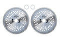 8" x 80T 8-Inch 80 Tooth Carbide Tip Circular Saw Brush Cutter Trimmer Weed Eater Blade (2 Pack)