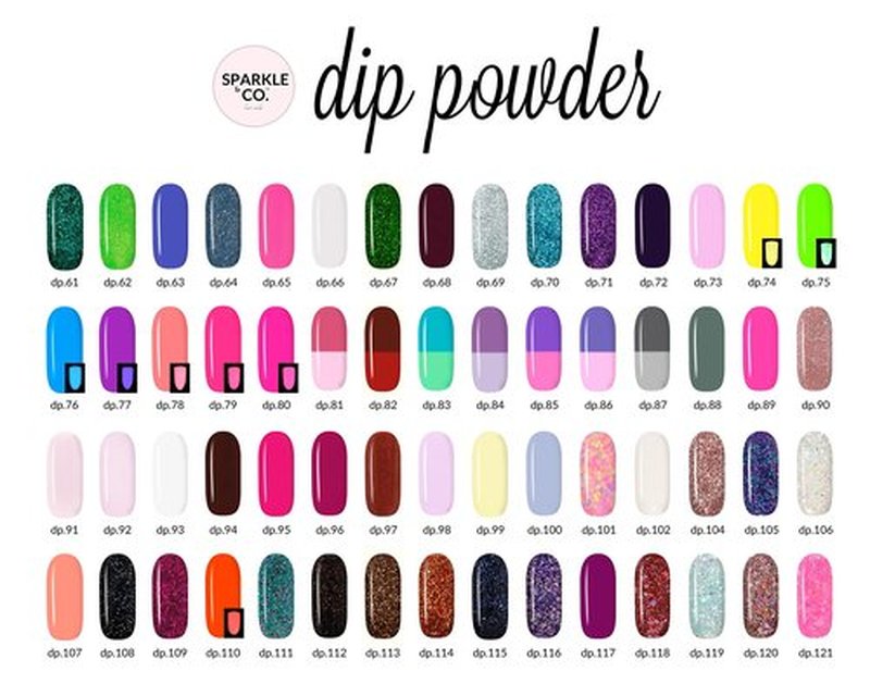 Sparkle & Co. Dip Powder dp.44 Toga Party (Regular Gold Flake With Clear Base)