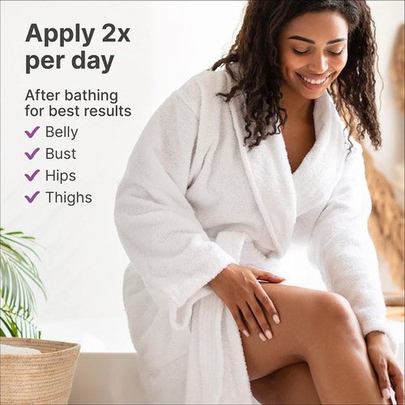 TriLASTIN Stretch Mark Cream | Hydrating Pregnancy Belly Lotion - Paraben Free, Shea Butter & Vitamin E - 4 oz, 2 Pack